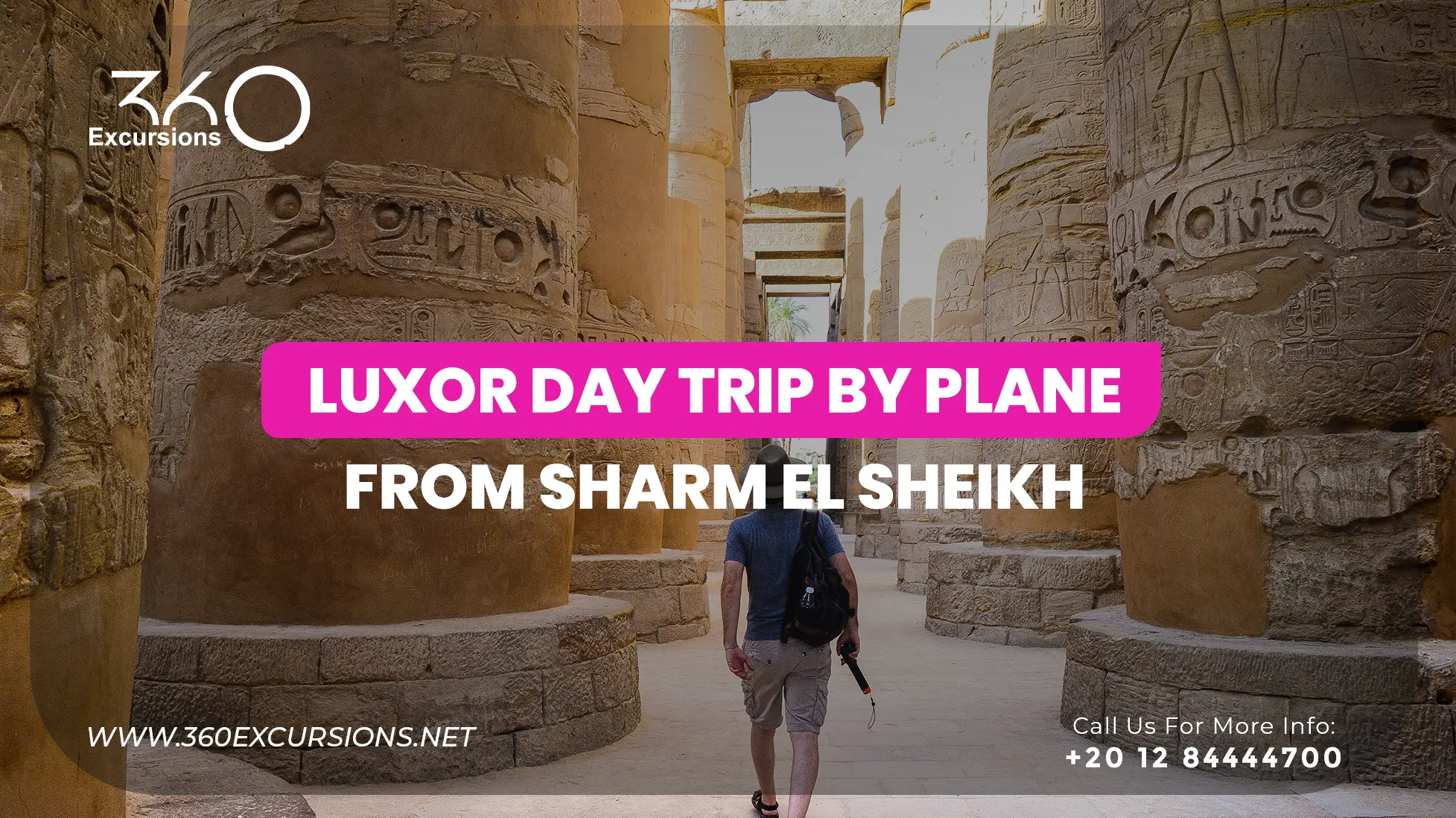 luxor day trip by plane from sharm